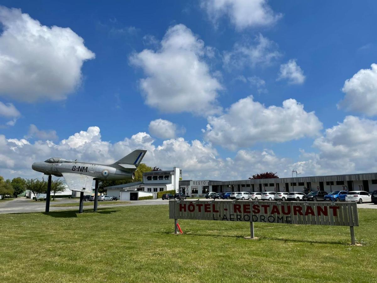 Logis Hotel & Restaurant De L'Aerodrome De La Baie De Somme Buigny-Saint-Maclou ภายนอก รูปภาพ